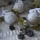 Christmas toys, balls in the style of shabby - chic 3 pieces. Christmas decorations. BronvenGift (bronven). My Livemaster. Фото №4