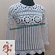 Photo. Women's knitted blouse 