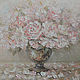 Oil painting 'Fragrance of roses' 50h40 cm. Pictures. Natalya Ulumova. Интернет-магазин Ярмарка Мастеров.  Фото №2