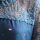 Order Blue light summer dress made of viscose staple and lace. Charmante Tutenafelt (crealanafr). Livemaster. . Dresses Фото №3