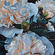 Custom painting 'Cream peonies' oil on canvas 50h60 cm, Pictures, Moscow,  Фото №1