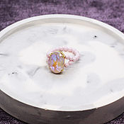 Украшения handmade. Livemaster - original item PASTELS Tender Pink Ring. Handmade.