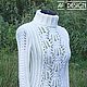 Заказать "Белоснежность". - Knit Dream Studio - Katerina. Ярмарка Мастеров. . Свитеры Фото №3