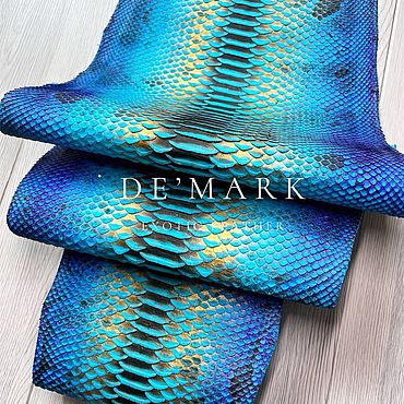 Материалы для творчества ручной работы. Ярмарка Мастеров - ручная работа Кожа питона натуральная. Handmade.