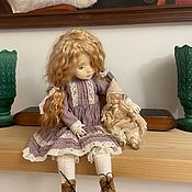 Boudoir doll: a head for a textile doll