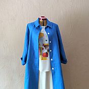 Одежда handmade. Livemaster - original item coat: azure