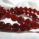 Carnelian beads 6 mm. Beads1. Elena (luxury-fittings). Online shopping on My Livemaster.  Фото №2