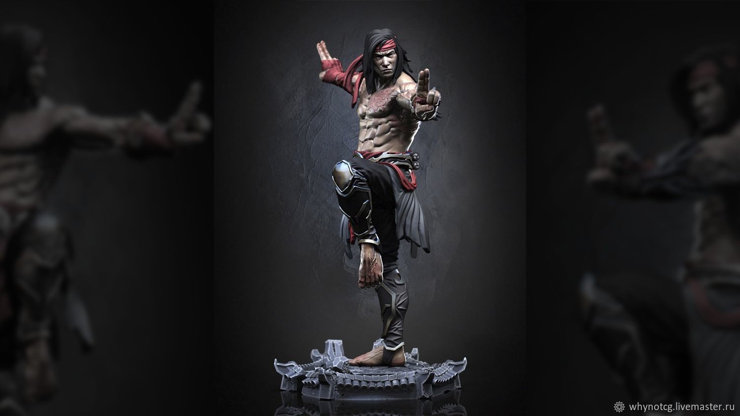 Фигурка Лю Кан, Мортал Комбат (Liu Kang, Mortal Kombat) в интернет-магазине  Ярмарка Мастеров по цене 3300 ₽ – UQQQ0RU | Статуэтка, Кострома - доставка  по России