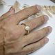 Thin gold ring with natural opal. Rings. Unusual Gemstone Jewelry. My Livemaster. Фото №5