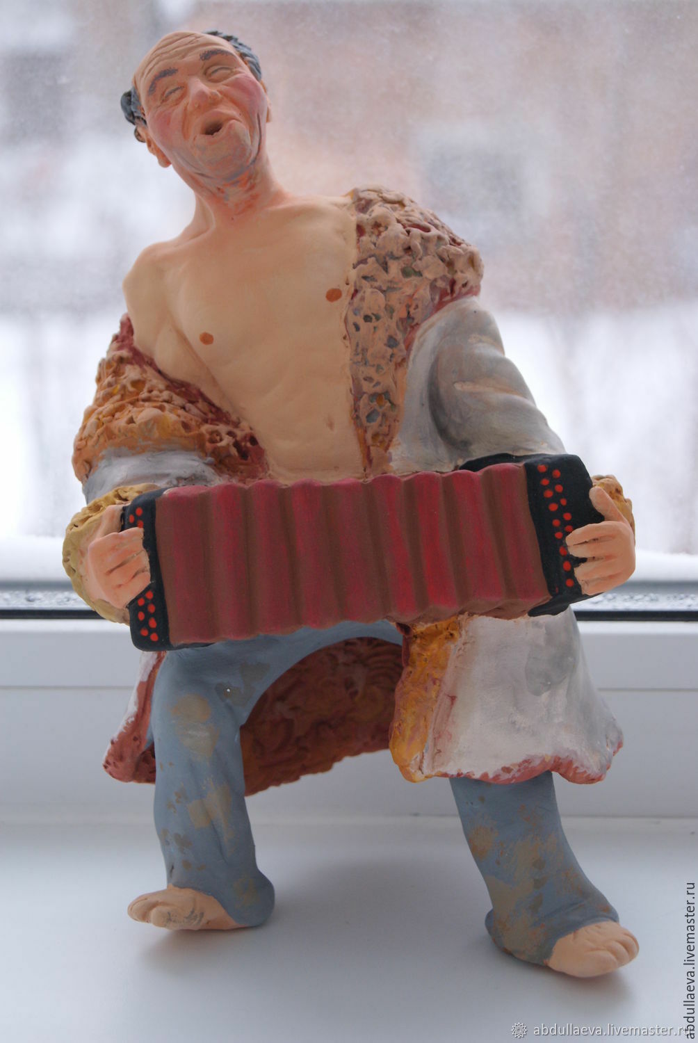 Статуэтка \"Пьяный гармонист\" в интернет-магазине на Ярмарке Мастеров ...