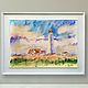 PAINTING LIGHTHOUSE SUMMER LANDSCAPE PAINTING SUMMER BUY A PICTURE. Pictures. orlovaalla. My Livemaster. Фото №4