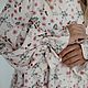 Заказать   «Пудра из струящейся вискозы с добавлением шелка. Roses (Roses-dresses). Ярмарка Мастеров. . Платья Фото №3