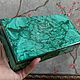 Купюрница Малахитовая 185*95. Шкатулки. Ольга Ornament. Ярмарка Мастеров.  Фото №7