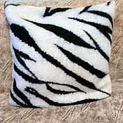 Для дома и интерьера handmade. Livemaster - original item Decorative Zebra Pillowcase. Handmade.