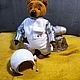 Мишка тедди. Космонавт. Мой ловец звёзд. Мишки Тедди. teddy.toy.for.you. Ярмарка Мастеров.  Фото №4