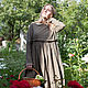 Платье бохо из хлопка stone washed в клетку MUHA-441a. Платья. MUHA (vintagechic). Интернет-магазин Ярмарка Мастеров.  Фото №2