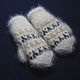 Children's knitted double mittens, Mittens, Klin,  Фото №1