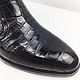 Alligator leather ankle boots, LUX class, black color. Ankle boot. SHOES&BAGS. My Livemaster. Фото №5
