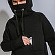 Snowboard hoodie 'Black'. Sweatshirts. BORMALISA. My Livemaster. Фото №4