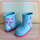 boots: Valenki on the sole for girls. Felt boots. Larissa Permjakova. Online shopping on My Livemaster.  Фото №2