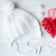 White crocheted hat, Caps, Ryazan,  Фото №1