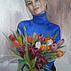 Paintings: portrait by photo. Pictures. painting on canvas (tdiza). Online shopping on My Livemaster.  Фото №2