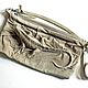 Bag made of natural suede 'Beige iguana' with 3D effect. Classic Bag. newandw. Online shopping on My Livemaster.  Фото №2
