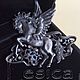 Brooch collectible Pegasus from JJ. Vintage brooches. Lesica. Online shopping on My Livemaster.  Фото №2