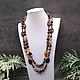 Natural brown agate long beads 'Chocolate'. Beads2. naturalkavni. Online shopping on My Livemaster.  Фото №2