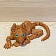 Кот сфинкс. Игрушки. 'Лоскутные истории'. Ярмарка Мастеров.  Фото №6
