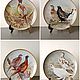 Винтаж: Декоративная тарелка Franklin Porcelain 1979г. Охотничьи птицы мира. Тарелки винтажные. Антикварная лавка для друзей. Ярмарка Мастеров.  Фото №6