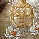 Stone panel ' enlightening the world . Buddha '. Pictures. Picture&miniature lacquer painting. Online shopping on My Livemaster.  Фото №2