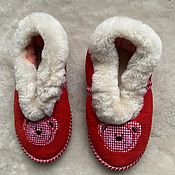 Одежда детская handmade. Livemaster - original item Baby sheepskin Slippers 31-32. Handmade.