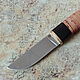 Knife 'Sherwood' 95h18 birch bark hornbeam. Knives. Artesaos e Fortuna. My Livemaster. Фото №4