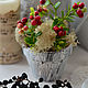 Cranberries polymer clay, Flowers, Vladivostok,  Фото №1