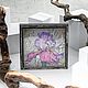Cartel de Cristal tríptico Iris. Panels. decoupage things. Интернет-магазин Ярмарка Мастеров.  Фото №2