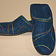 Men's felted Slippers Color geometry-2, Slippers, Miass,  Фото №1