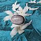 Заказать Кольцо с серебряным обсидианом. Karma-jewelry. Ярмарка Мастеров. . Кольца Фото №3