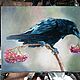 A picture of a Raven on a rowan tree! oil, 30*40 cm. Pictures. Arthelenkey (earthelenkey). My Livemaster. Фото №6