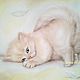 Painting with a fluffy cat 'Like a feather'). Pictures. give to know the wonders. My Livemaster. Фото №4