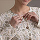 White linen dress, print-river park. Dresses. molinialife. My Livemaster. Фото №4