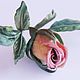  Rose Bud made of silk. Boutonnieres. fantasy flowers. Online shopping on My Livemaster.  Фото №2