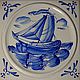 "Ветер по морю гуляет.." Изразцовая плитка. Плитка и изразцы. Гурков Борис Ильич (Pechnik). Интернет-магазин Ярмарка Мастеров.  Фото №2