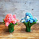 'Lilac bouquet in a vase 'souvenir soap flowers' March 8. Soap. Edenicsoap - soap candles sachets. My Livemaster. Фото №4