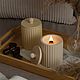 Ароматическая свеча в гипсовом кашпо "Венеция". Свечи. Wecandles. Интернет-магазин Ярмарка Мастеров.  Фото №2
