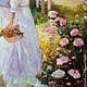 Заказать Картина маслом  " Nostalgia". Olya (dreamland-oz). Ярмарка Мастеров. . Картины Фото №3