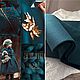 Винтаж: Отрез чистой шерсти. Тёмно-бирюзовый, Black aqua, ткани СССР, Ткани винтажные, Санкт-Петербург,  Фото №1