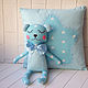 Teddy bear and a pillow for a newborn. Baby pillow. pillowstown. Ярмарка Мастеров.  Фото №5