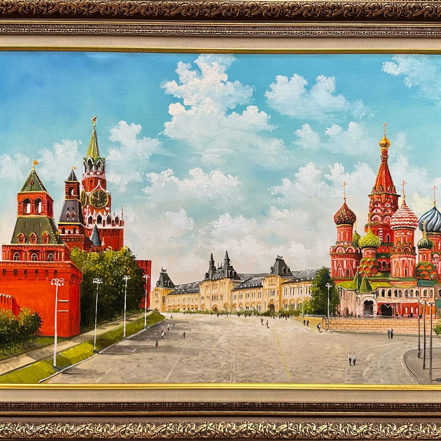 Открытка с видом Кремля
