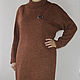 Order Dress knitted from tweed yarn. stylish things. Livemaster. . Dresses Фото №3